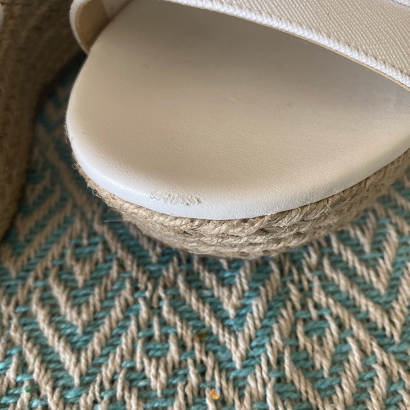 Michael Kors Wedges (White) w/Silver Hardware - Picture 5 of 12